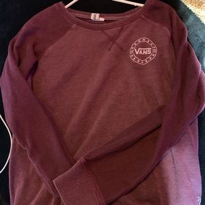 Vans maroon crewneck